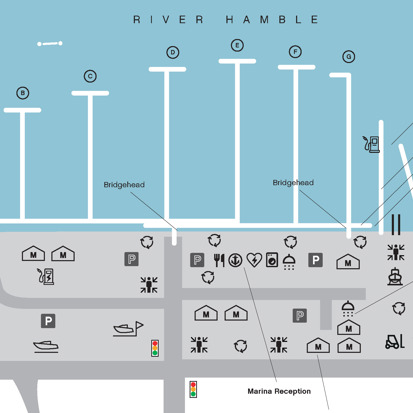 Swanwick Marina Map 2024 (1)