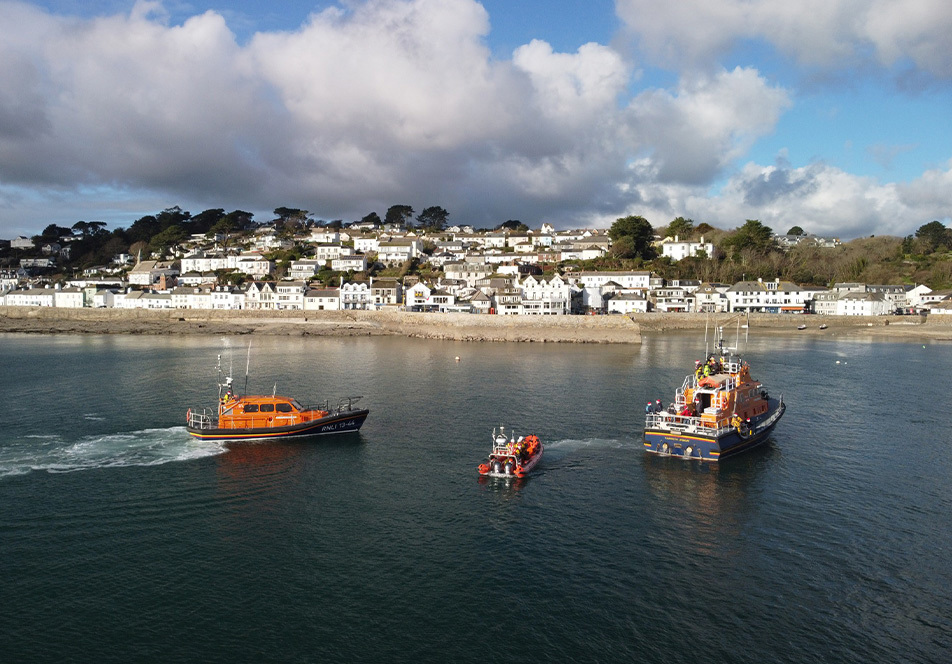 RNLI Falmouth Mixed Content Block