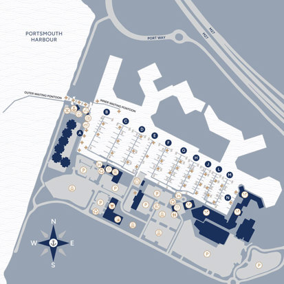 Port Solent FINAL Map 2025 LOW