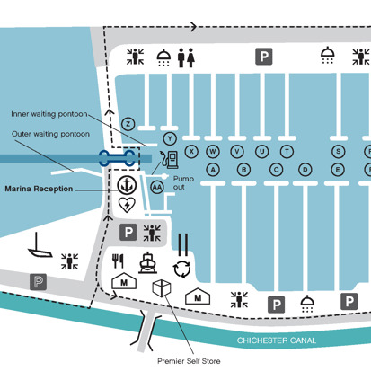 Chichester Marina Map 2024 (1)