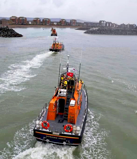 RNLI Eastbourne Mixed Content Block