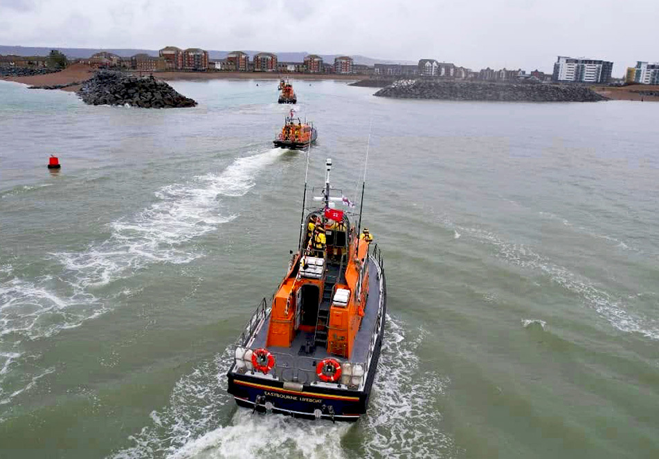 RNLI Eastbourne Mixed Content Block