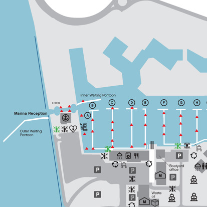 Port Solent Marina Map 2024 (1)